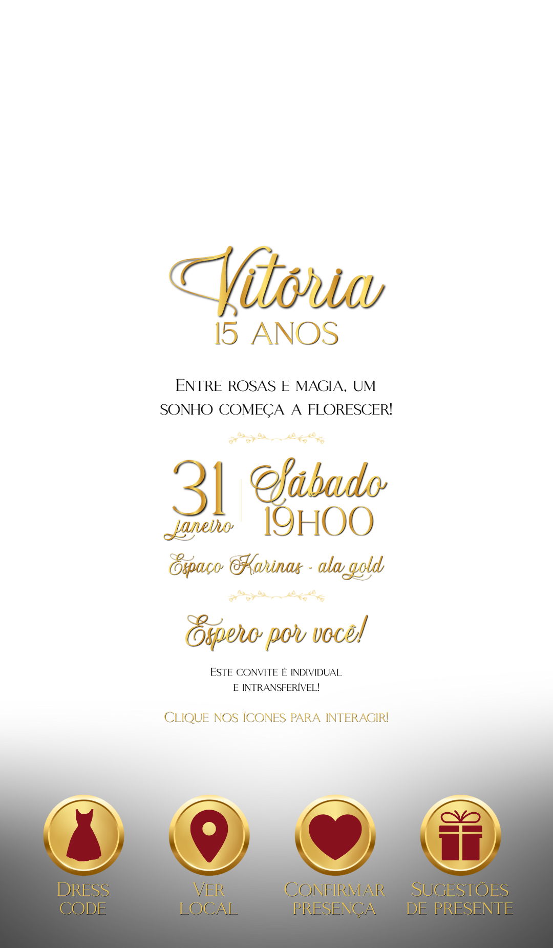 Informações da Festa