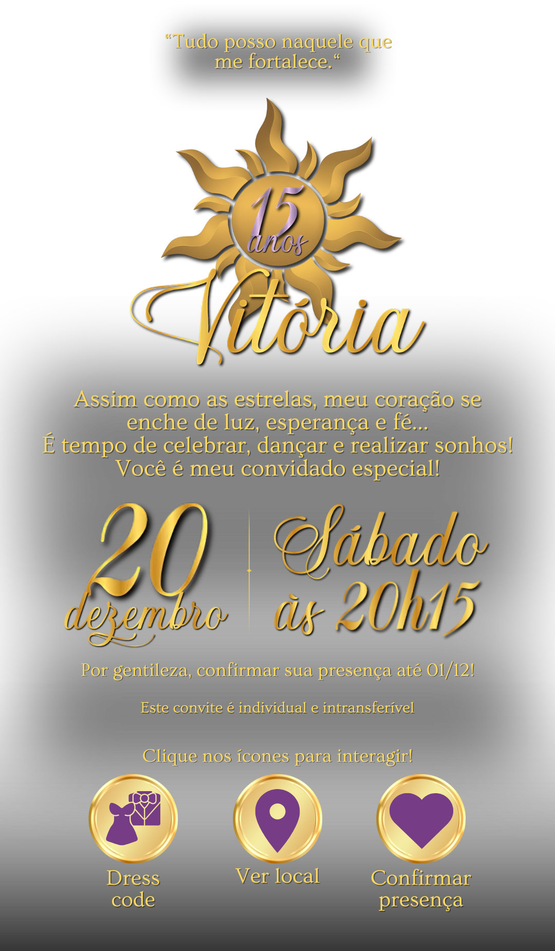 Informações da Festa