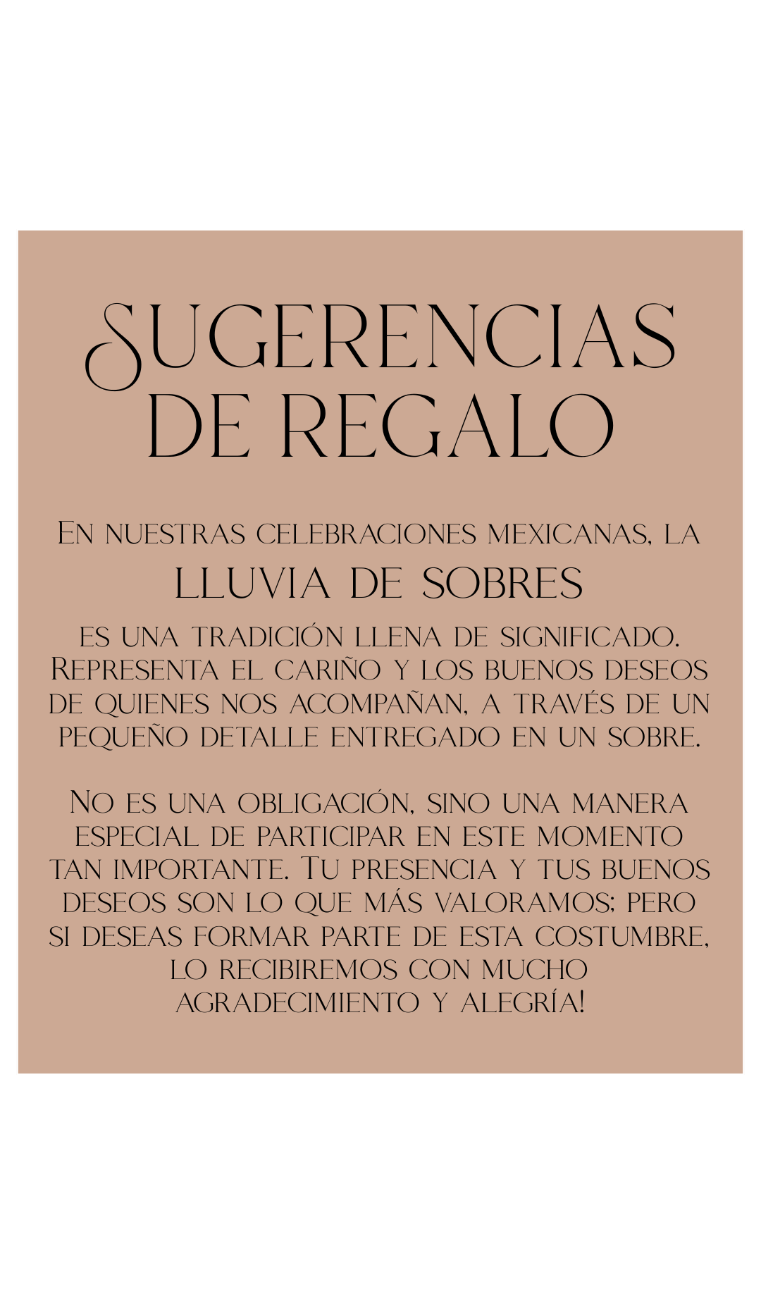Sugestões de presente