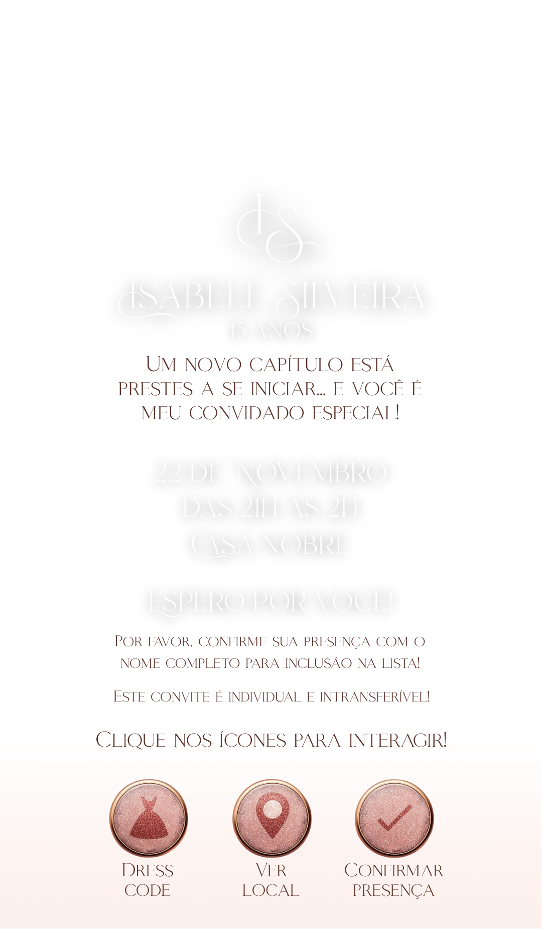 Informações da Festa